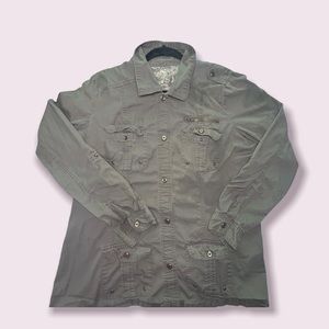 Lucky Brand Green Denim Jacket